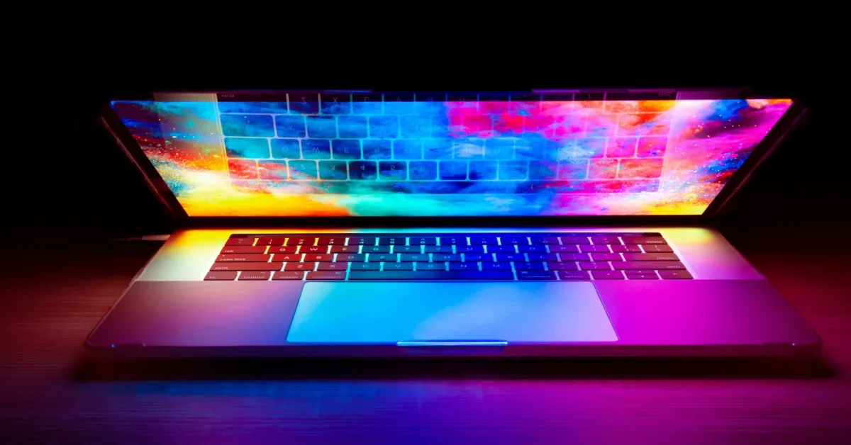 Apple MacBook Pro laptop displayed open on a workstation