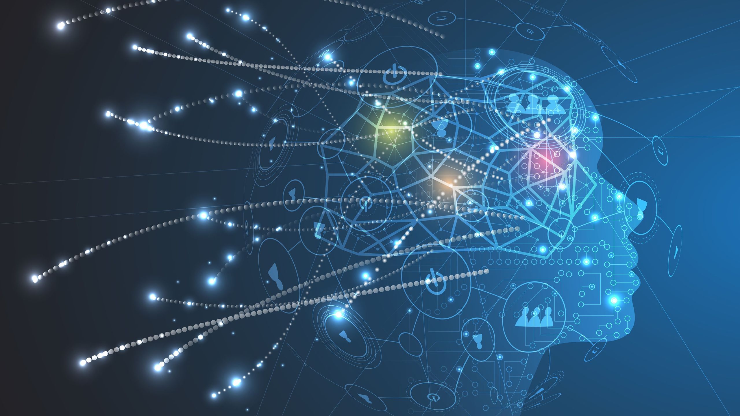 Conceptual diagram illustrating multi-agent mesh architecture and event-driven AI workflows