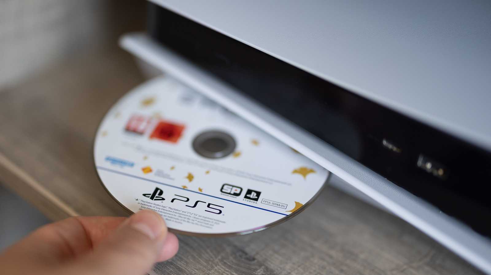 Sony PlayStation 5 console on a display surface
