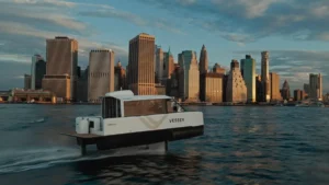Vessev Demonstrates VS-9 Electric Hydrofoil Ferry in New York